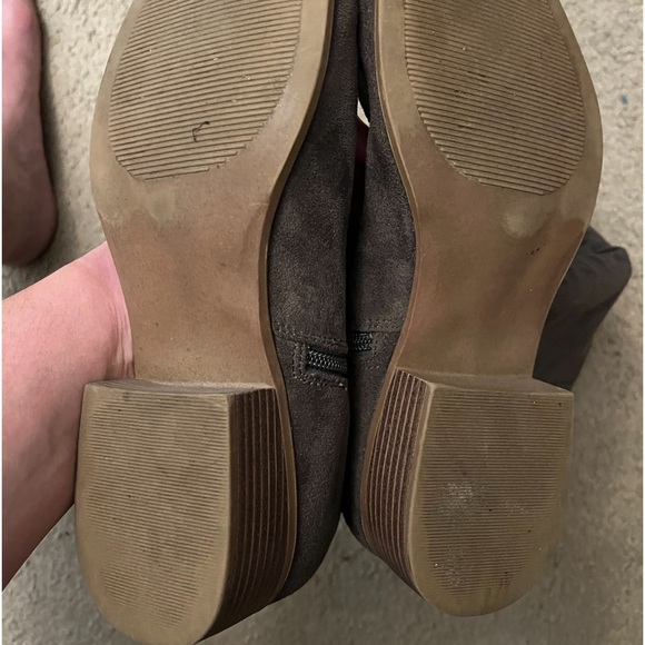 Women’s dark grey vegan suede riding boots in size 11 - Picture 13 of 13